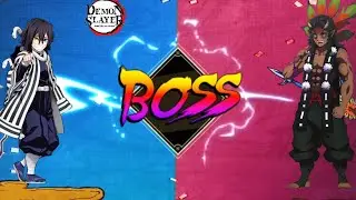 Obanai VS Hantengu Boss Fight | Stickman Shadow Hunter Fight