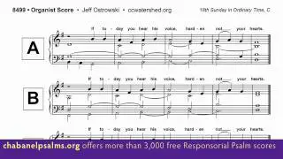 Free Responsorial Psalm &bull; 18th Sunday in Ordinary Time, Year C