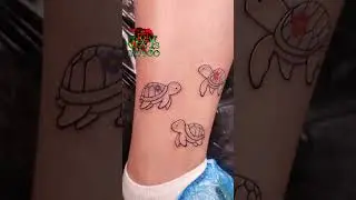 Cute turtles tattoo #shorts