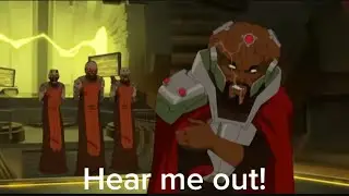 Invincible abridged: The Technicians and Angstrom scene.￼