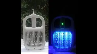 2 in 1 Bug Zapper: Electric Fly Swatter/ Mosquito Trapper Light #short