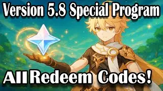 Genshin Impact Special Program 5.8 Redeem Code