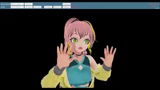 Blend shape receive test with VMC Protocol --ThreeDPoseTracker--