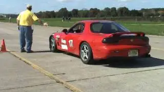 FD RX-7 TT modified SCCA AutoX Warminster 10/11/09