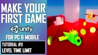 HOW TO MAKE YOUR FIRST GAME IN UNITY ★ #11 - TIME LIMIT ★ LESSON TUTORIAL ★ JIMMY VEGAS