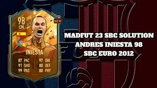 Andres Iniesta Sbc Euro 2012 Madfut 23