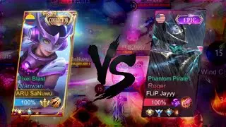 Top global Wanwan late game domination against supreme Roger - Mobile Legends