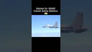 INDIAN 🇮🇳 SU-30MKI FIRING ASTRA MISSILE #iaf#su30mki#astra #missile#fire#india#shorts @IYYU_VAVA