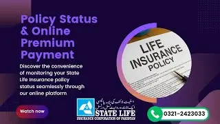 How to get State Life Policy status and pay the premium online via Credit card.