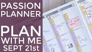 Plan With Me | After The Pen | Passion Planner Medium | September 21, 2020 Passion Planner PWM