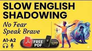 Scared to Speak English? | Be Brave Today | A1 A2 Shadowing Podcast