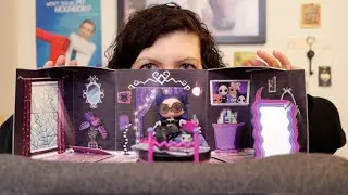 Unboxing + review of my first MGA LOL Surprise Furniture Dusk Doll Halloween vibes Buyers Gift Guide