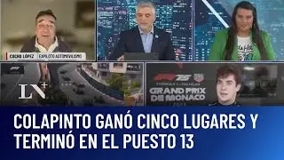 Colapinto ganó cinco lugares y terminó en el puesto 13