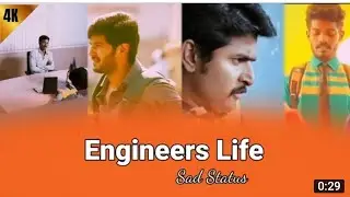 Sad engineering life whatsapp status tamil||#sadstatus #engineering