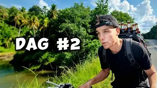VAN BRABANT NAAR GRONINGEN FIETSEN (op de cortina)