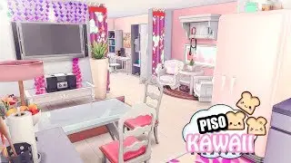 ANTES Y DESPUÉS! UN PISO KAWAII PARA LA CIUDADI!! #DecoLili `♥´ //Speedbuild en español\\ Los Sims 4