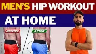 How to Increase Hip Size for Men (Home Workout) | Ahmad Ishaq