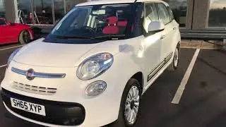 2015 white fiat 500L MPW 1.2