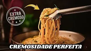 Quase NINGUÉM faz Macarrão Alho e Óleo Assim (e fica cremoso)!