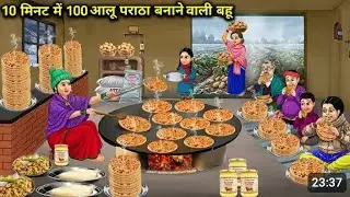 10 मिनट में 100 पत्ता गोभी के पराठे बनाने वाली बहू ।। कहानी #kahani #hindistories #viralvideo 