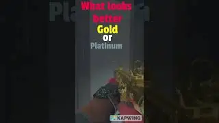 MW2 Gold camo vs Platinum camo