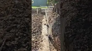 Concrete sleeper retaining wall, Timber sleeper retaining wall, backyard landscaping ideas
