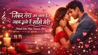 Jikar tera jab bhi aata hai mahak uthti hai sanse meri #song #music #hindisong #lovesong #trending