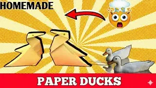how to create paper ducks🦆#paperduck #viralvideo #trending #papercraft #paperart #video #art#youtube