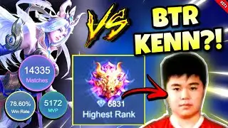 MPL PLAYER BTR KENN Xavier + Beatrix GLOBAL 1 VS PxD Selena?! | SERIOUS HARD GAME | MOBILE LEGENDS