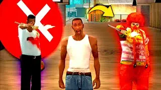Nunca sigas a estos peatones en GTA San Andreas ❌🤡