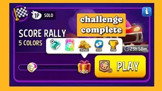 5 colors solo challenge|1050 points|score rally|match masters