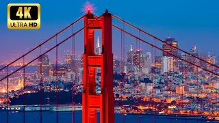 STUNNING San Francisco Cityscape in 4k Ultra HDR 60fps