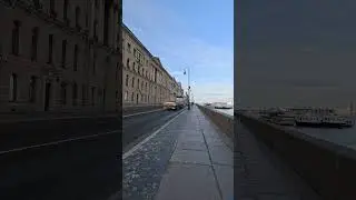 🚥🚗🏙️Palace Embankment Walk Tour | Road Automobiles #explore #travel #asmr #architecture #art