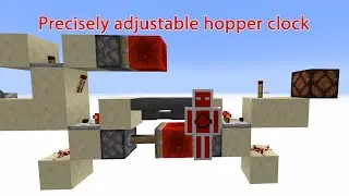 Precisely adjustable Minecraft hopper clock (one second per item) | RQTSTEIN