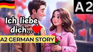 A2 German Love Story ❤️ | Ich liebe dich | Learn German for Beginners