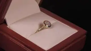 Bright Red & Blue - 10k Gold Opal Ring Jewellery