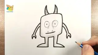 comment dessiner un monstre effrayant facile &agrave; dessiner et &agrave; faire