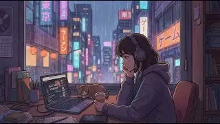 2AM Tokyo Neon & Rain 🌧️🗼 | Lofi Hip Hop Study Mix
