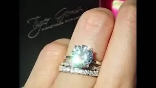 4 ctw Solitaire Ring Stack
