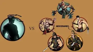Shadow Fight 2 ||  All Mercenary  vs  Shadow  ||  [ Android / iOS Gameplay ]