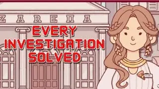 All Investigations, Evidence, and Stone Tablet Pieces in Chapter 5 of Good Pizza Great Pizza