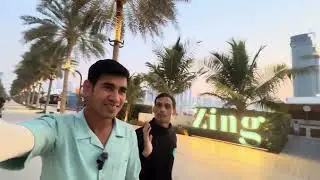Daily life Mini vlog !! Mini vlog!! Walking Street !! Walking in palm Jumeirah! Start smart work !! 