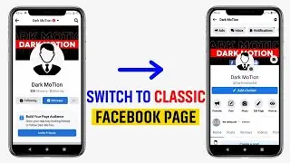 Switch to Classic Facebook page | How to switch back to Classic Facebook on Mobile 2022 tutorial