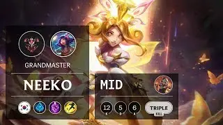 Neeko Mid vs Qiyana - KR Grandmaster Patch 9.19
