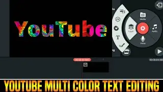 YouTube Multi colorful text editing in Kinemaster || Kinemaster editing tutorial || DATA master1