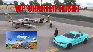 Flight Simulator 2024 VIP Charter Mission from Boston to Liberty, MA
