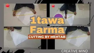 1 tawa farma cutting by mehtab habib! How cutting 1 tawa kite pharma CREATIVE MIND