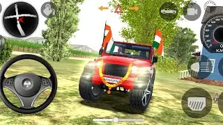 Dollar song Modified mahendra Red Thar - indian Car Simulari 3d Gameplay
