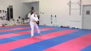 7th Kyu Test: Basics, Heian Nidan, Kumite | Shotokan Karate | Charleswood Karate 2012