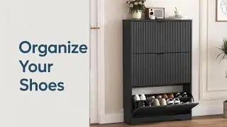 Amazon New Arrival 2025🛒 Stylish Shoe Cabinet Storage for Entryway | Slim & Modern Hidden Shoe Rack&rdquo;